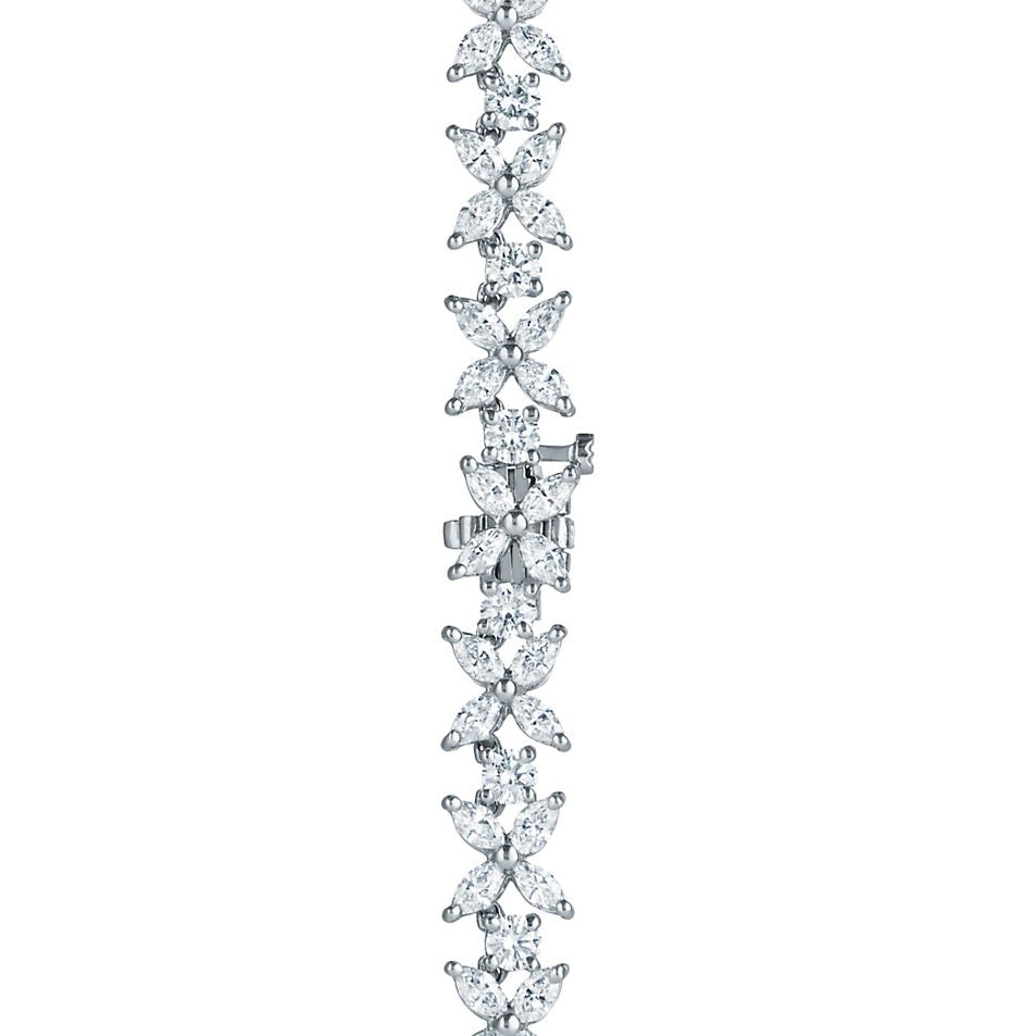 TIF83832542 full four-leaf marquise large necklace