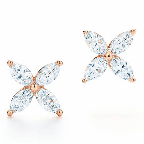 TIF79485333 four-leaf horse eye earrings