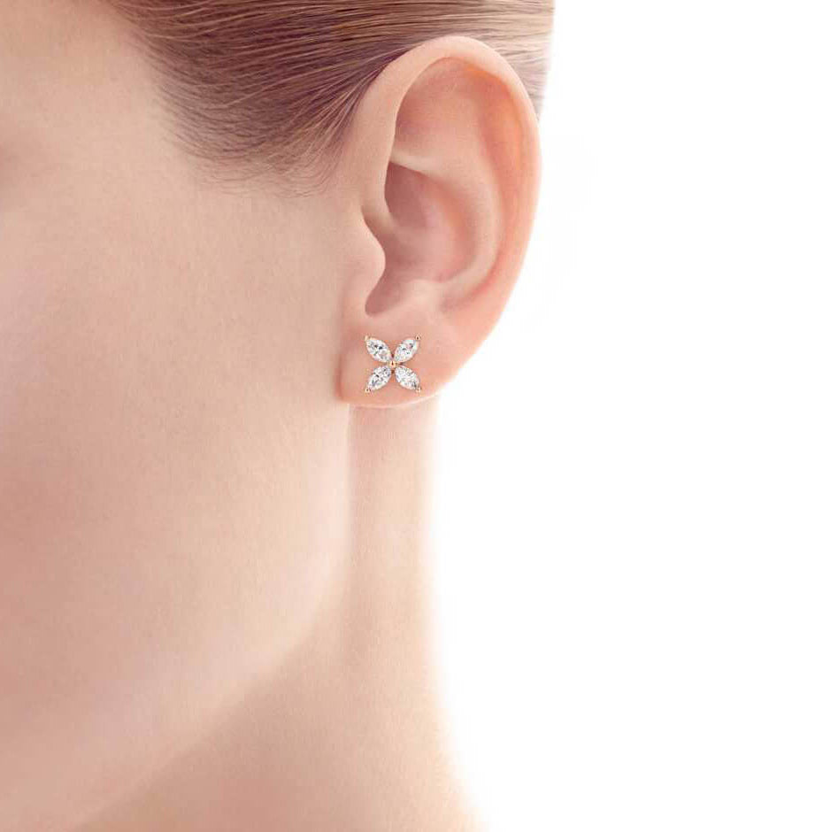TIF79485333 four-leaf horse eye earrings