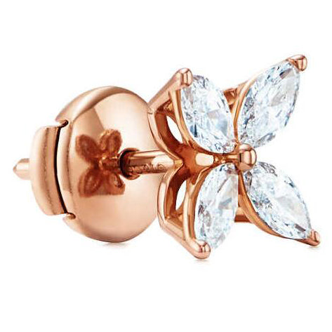TIF79485333 four-leaf horse eye earrings