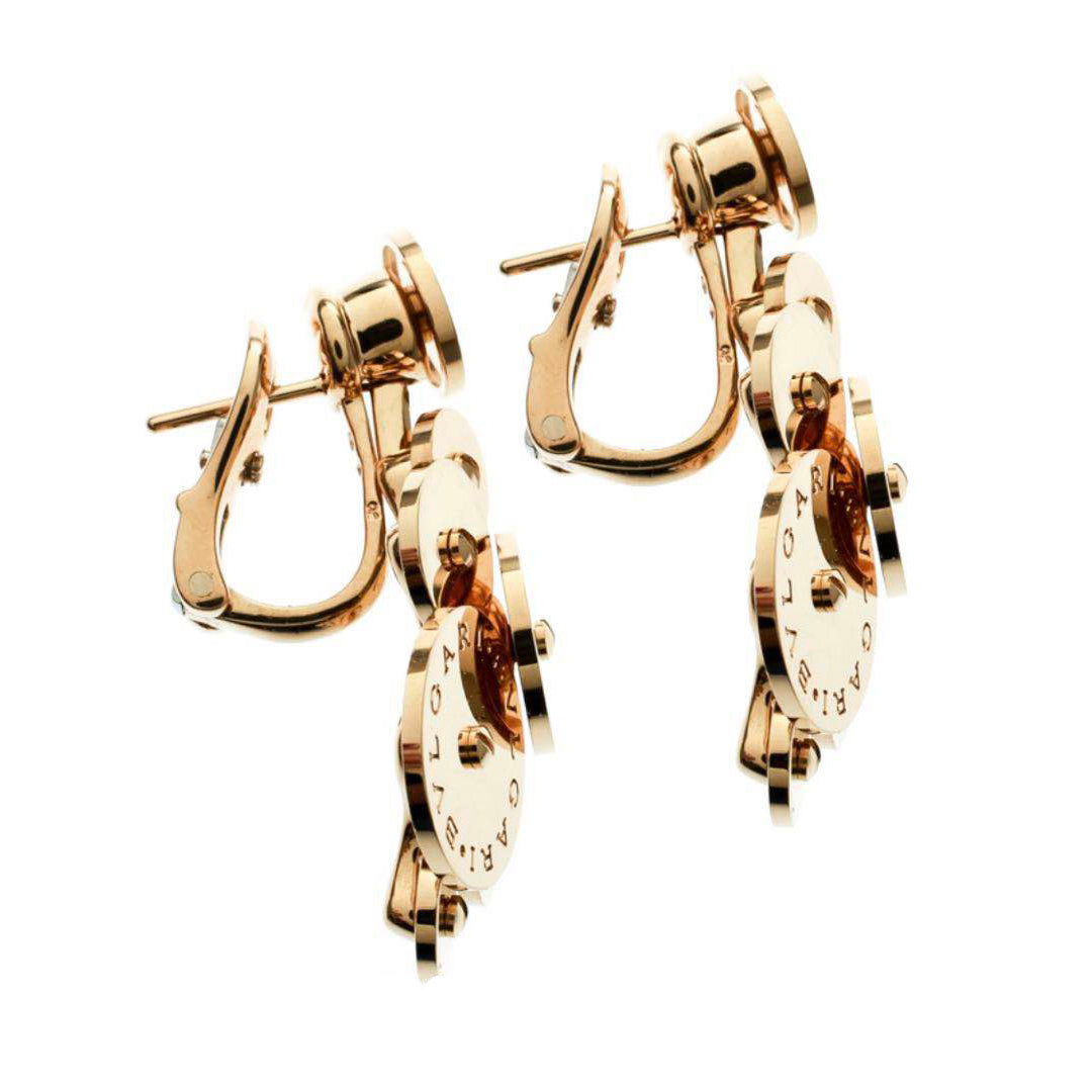 BGL-OR392134 disc earrings disc light gold earrings