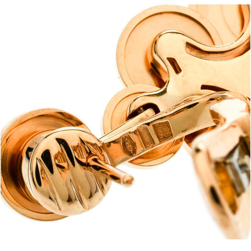 BGL-OR392134 disc earrings disc light gold earrings