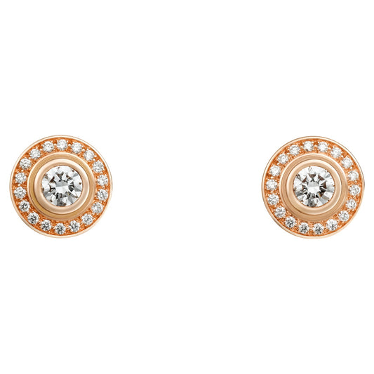 KDY-N8504000 round head edge stone stud earrings