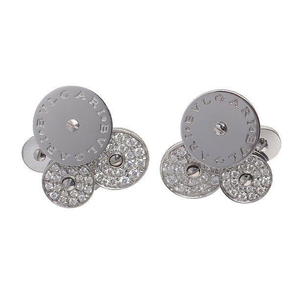 BGL-e-0027 disc half diamond earrings