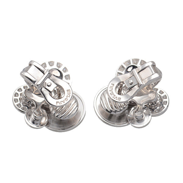 BGL-e-0027 disc half diamond earrings