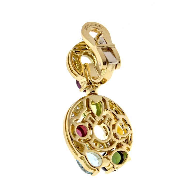 BGL-OR853002-339141 ring colorful treasure ear clip earrings