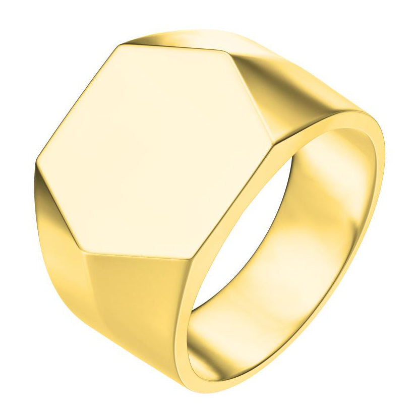 TIF46599669 men's light gold ring