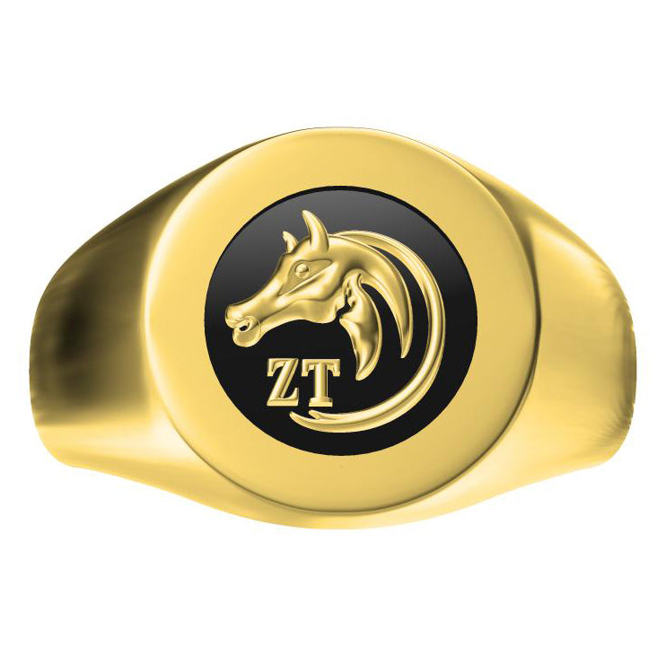TIF14697381 horse relief ring