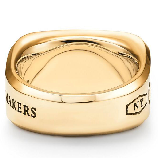 TIF66695204 letter light gold generous gold ring