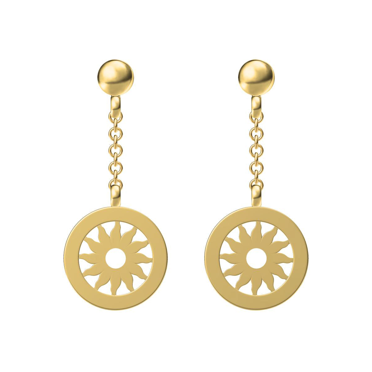 BGL-CL727213 sunflower earrings