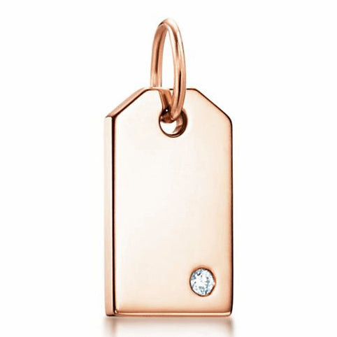 TIF66407808 guest version single diamond tag pendant