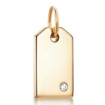 TIF66407808 guest version single diamond tag pendant