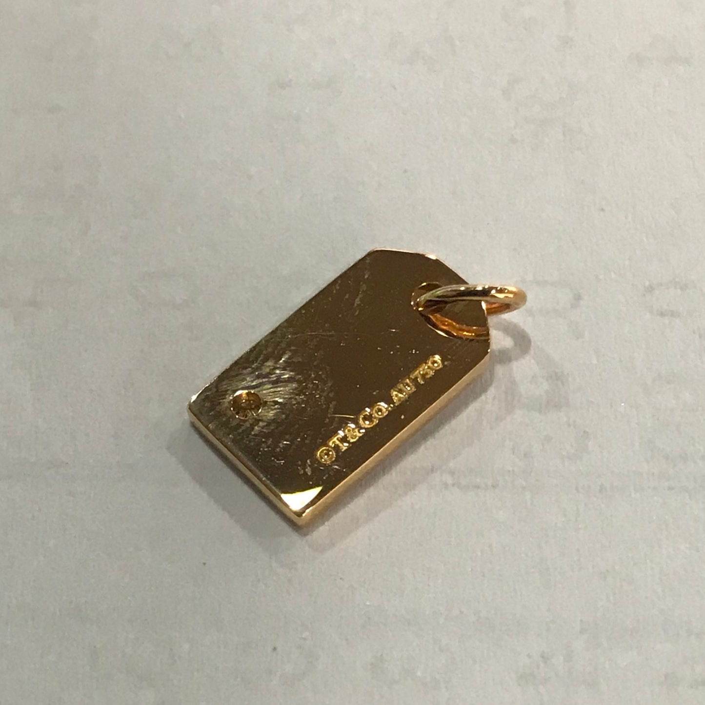 TIF66407808 guest version single diamond tag pendant