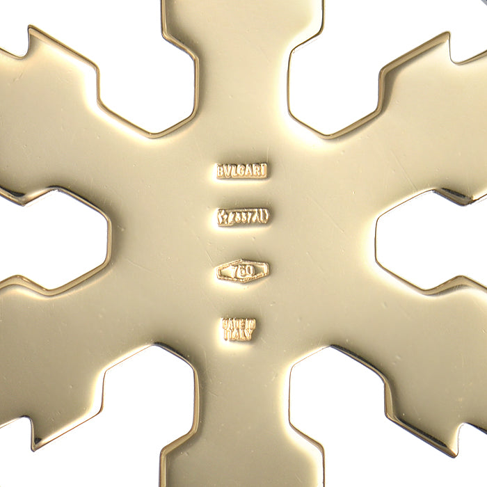 BGL-CL96593 light gold snowflake color round pendant