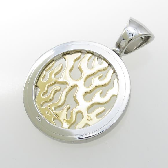 BGL-CL104335 color flame with diamond round pendant