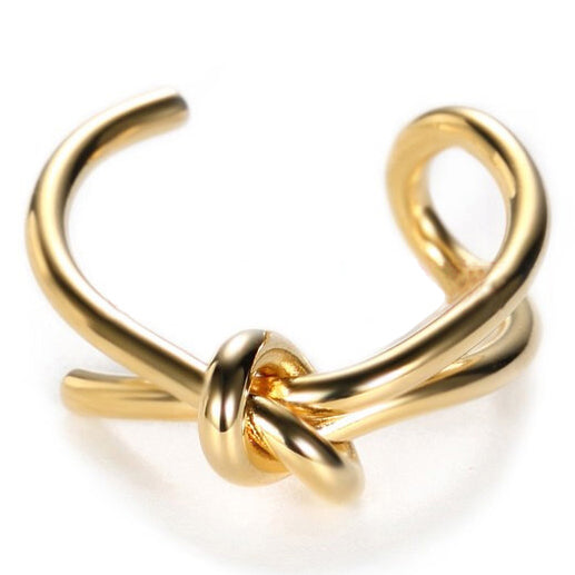 TIF28723399 light gold open twisted rope ring