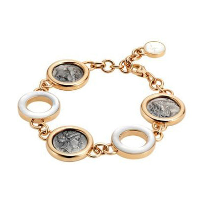 BGL-BR457232 ancient coin bracelet human head retro