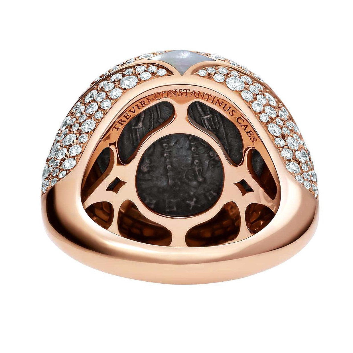 BGL-AN469903 human head coin ancient coin ring