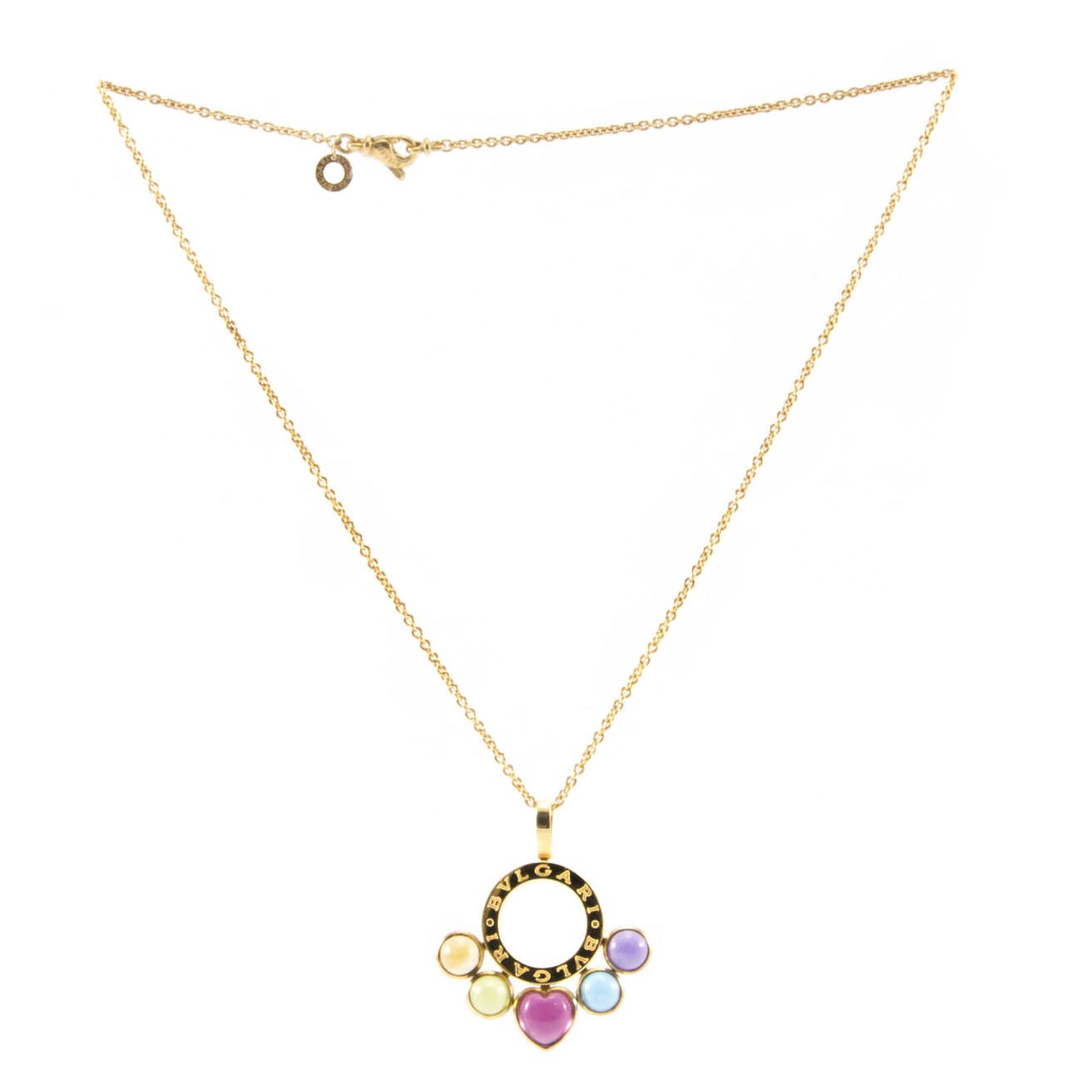 BGL-CL371837 ring movable heart pendant