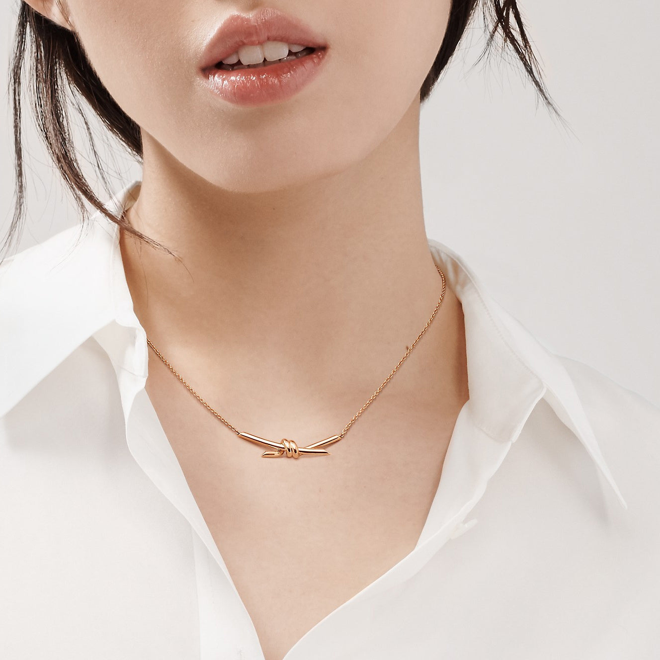 TIF37663713 guest version light gold twisted rope necklace