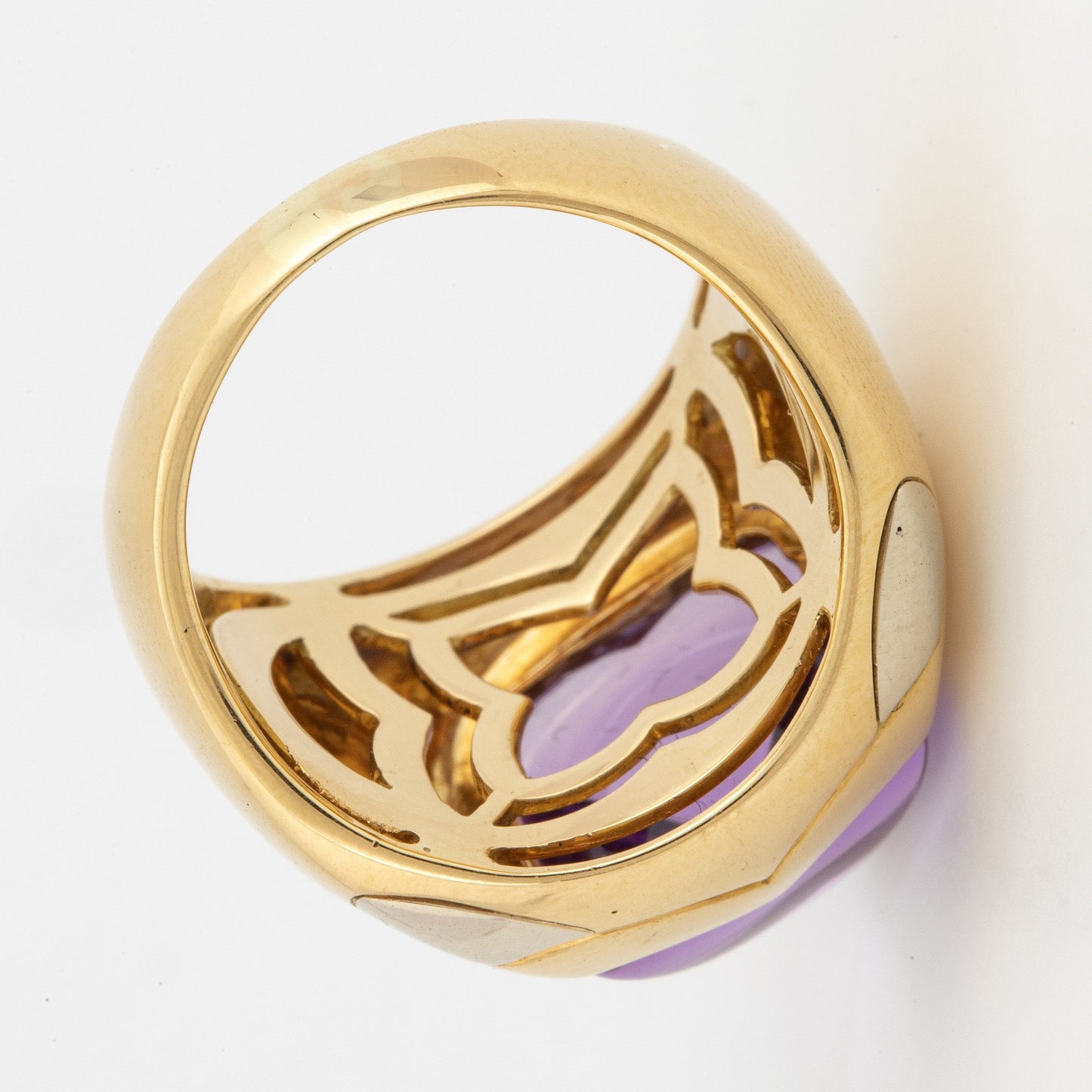 BGL-AN784624 spire front plum blossom main stone 13.7mm