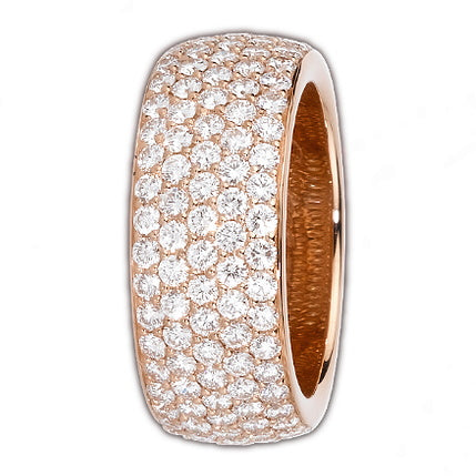 KDY-Fat Straight Circle Diamond Ring