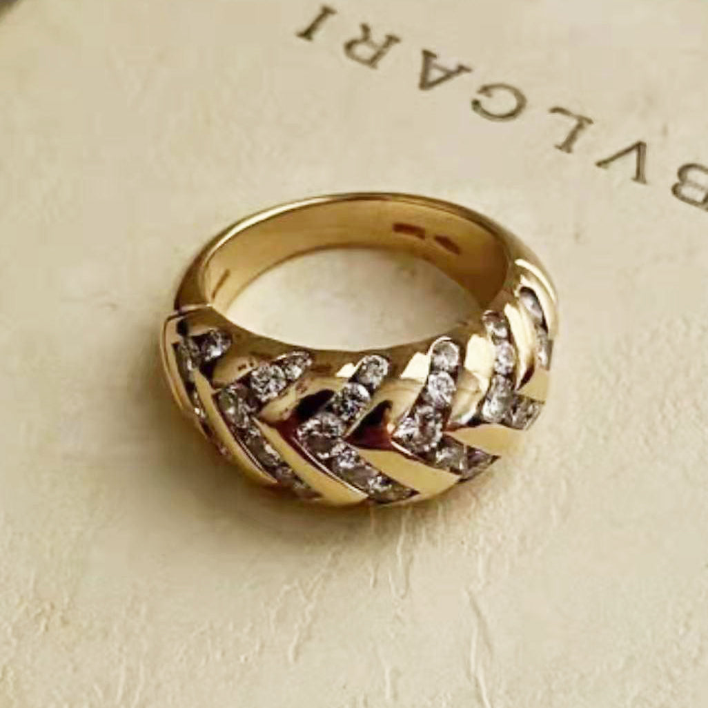 BGL-AN629992 Spaced Lightning Pack Ring