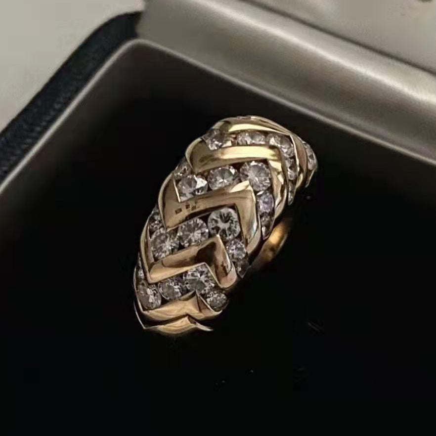 BGL-AN629992 Spaced Lightning Pack Ring