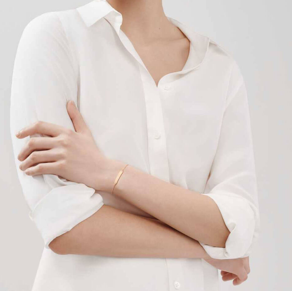TIF37164313 guest version light gold long bracelet