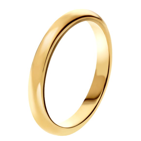 BGL-AN214701 light gold straight ring