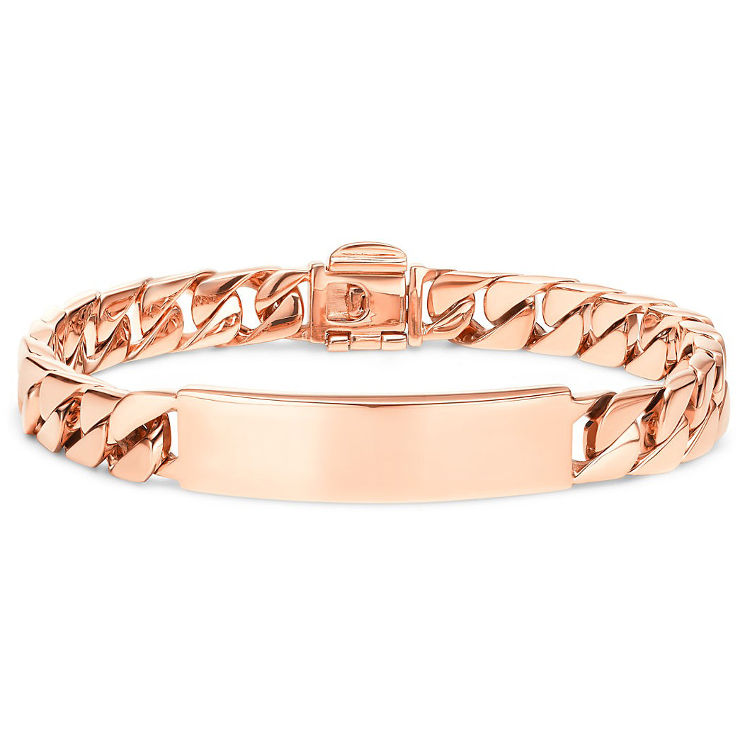 TIF59329789 glossy gold denim chain bracelet