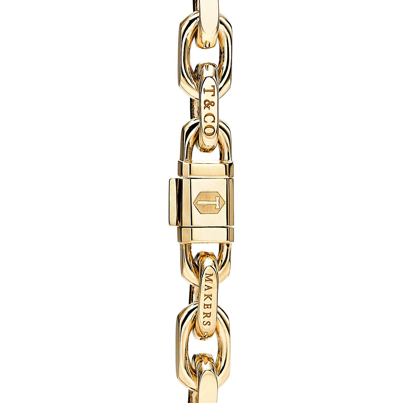 TIF63526517 light gold buckle men's bracelet