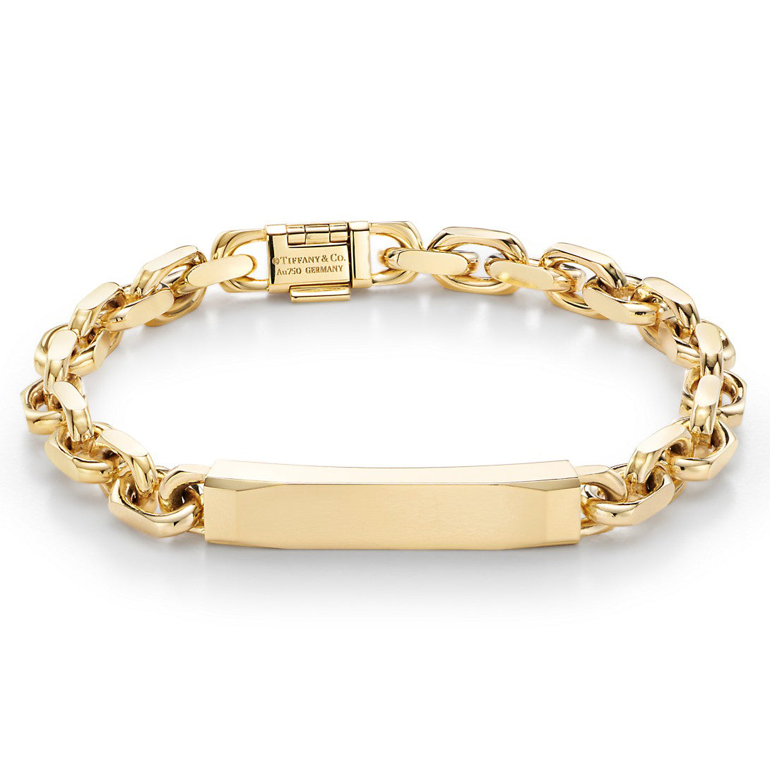 TIF72908601 light gold long men's bracelet