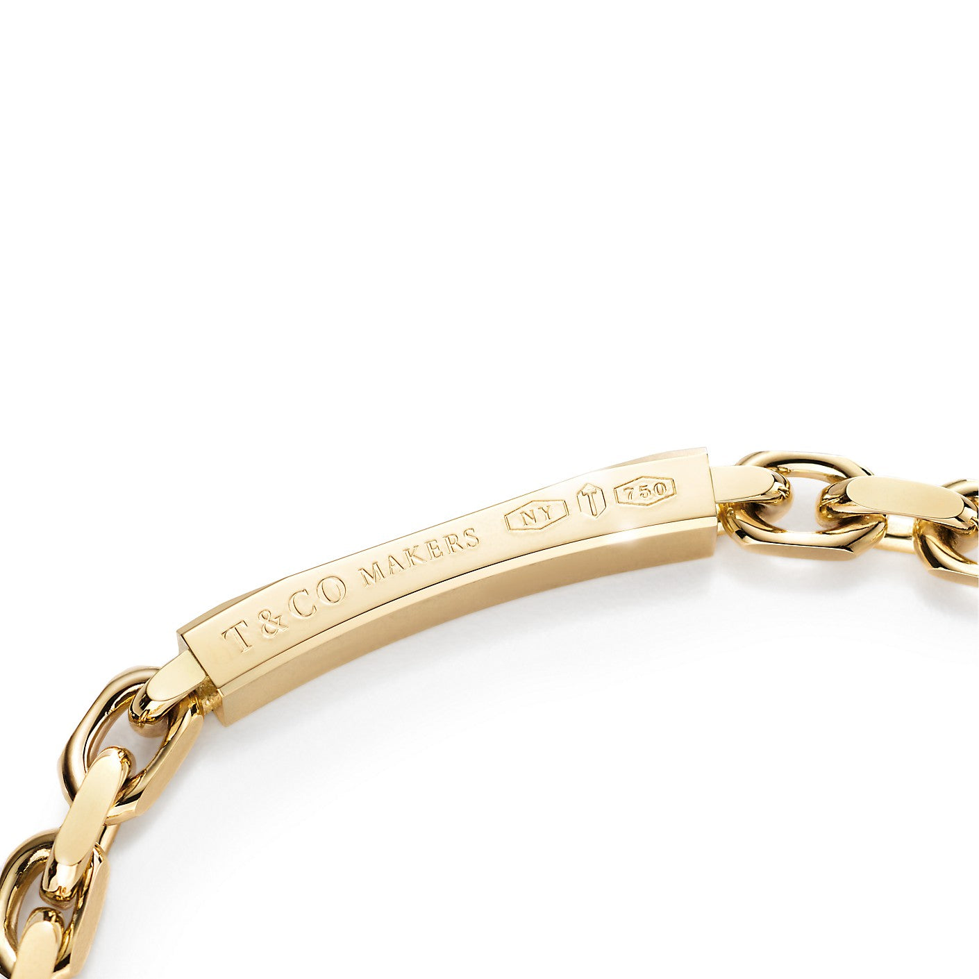 TIF72908601 light gold long men's bracelet