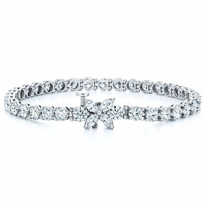 TIF60080483 large diamond version marquise round diamond bracelet