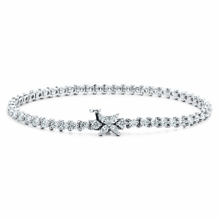 TIF43739617 marquise round diamond bracelet