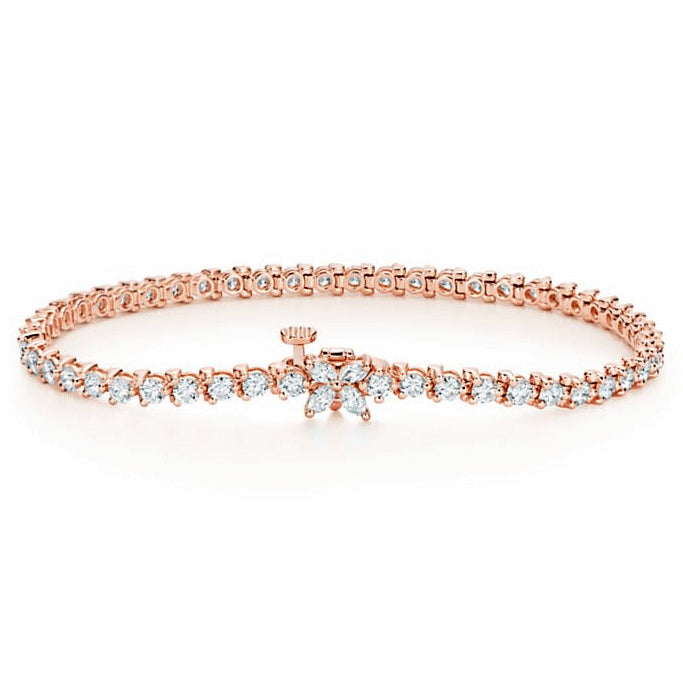TIF43739617 marquise round diamond bracelet