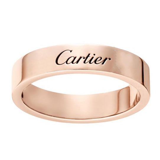 KDY-B4098000 light gold flat strip ring about 4mm
