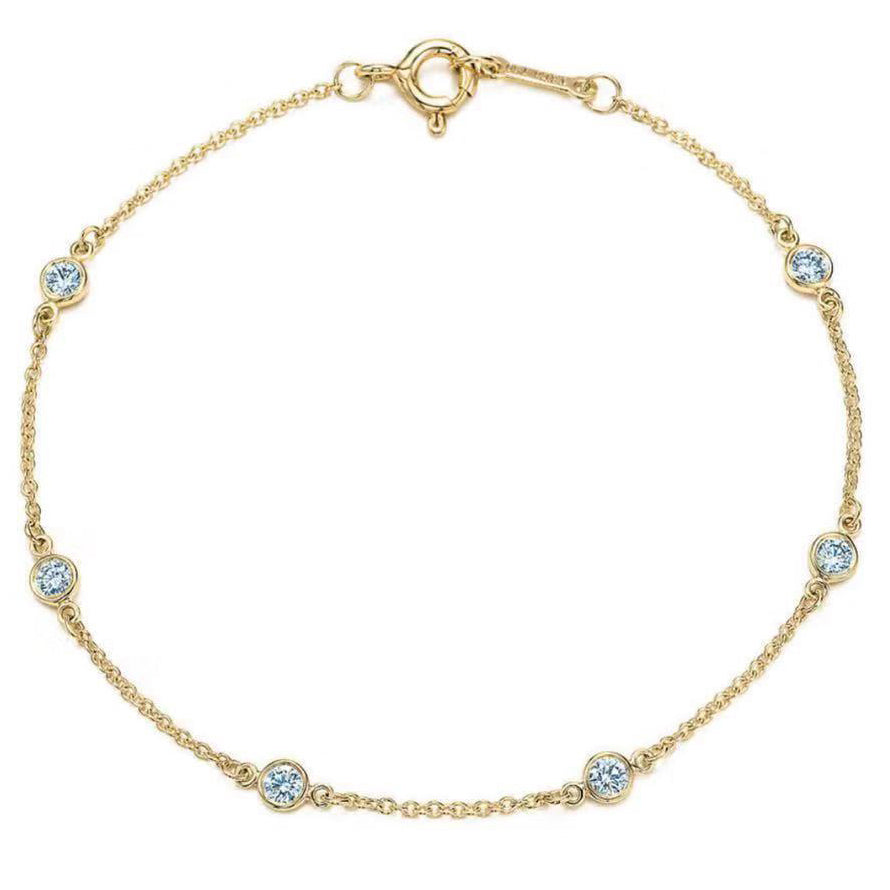 TIF88114073 six diamond blister bracelet