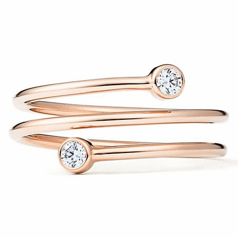 TIF42454498 Two circles and two diamonds blister ring