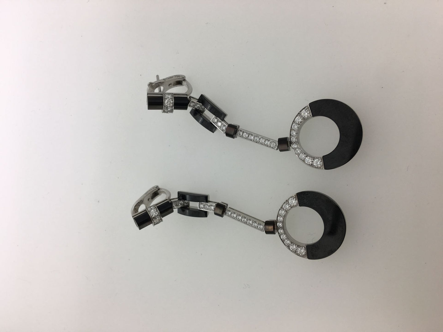 KDY-D7583787 ring black onyx long ear clip guest version