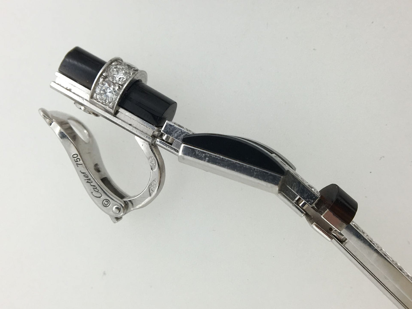 KDY-D7583787 ring black onyx long ear clip guest version