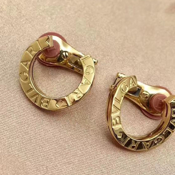 BGL-OR957219 light gold letter earring clip