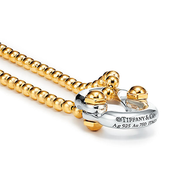 TIF16141028 light gold clip pendant