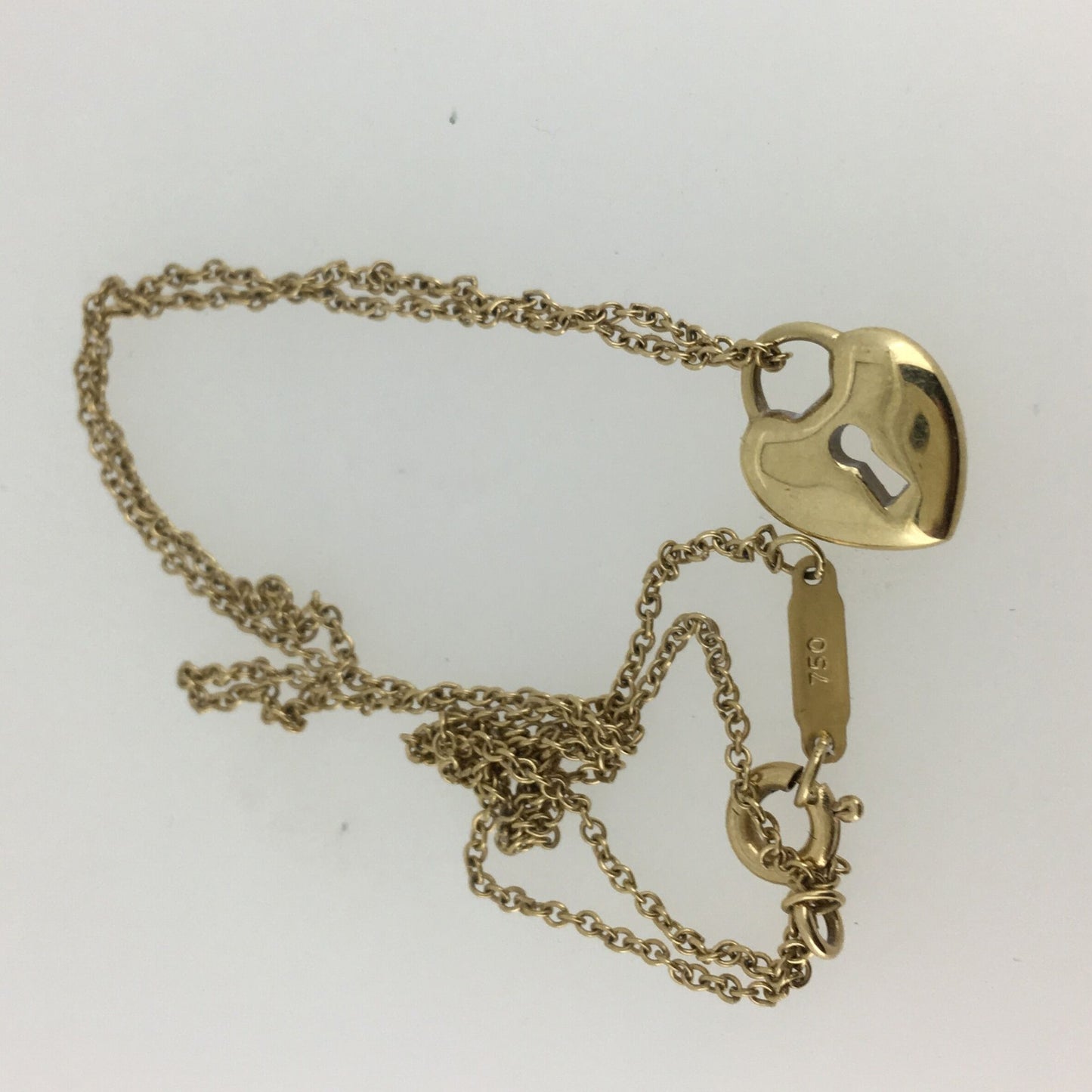 TIF28924537 guest version light gold heart-shaped lock pendant