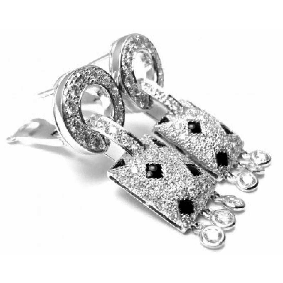 KDY-N8026700 full diamond leopard print ear clap