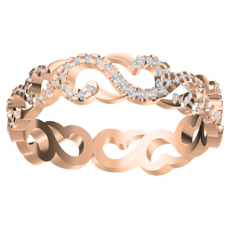 TIF76229668 diamond S hollow ring