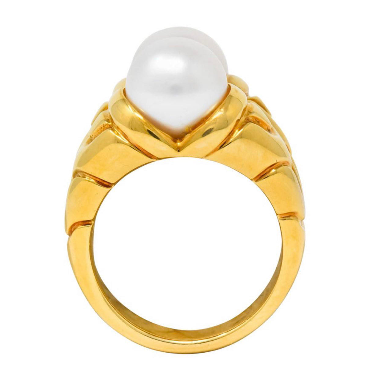 BGL-AN983770 Double Pearl Wide Arm Ring