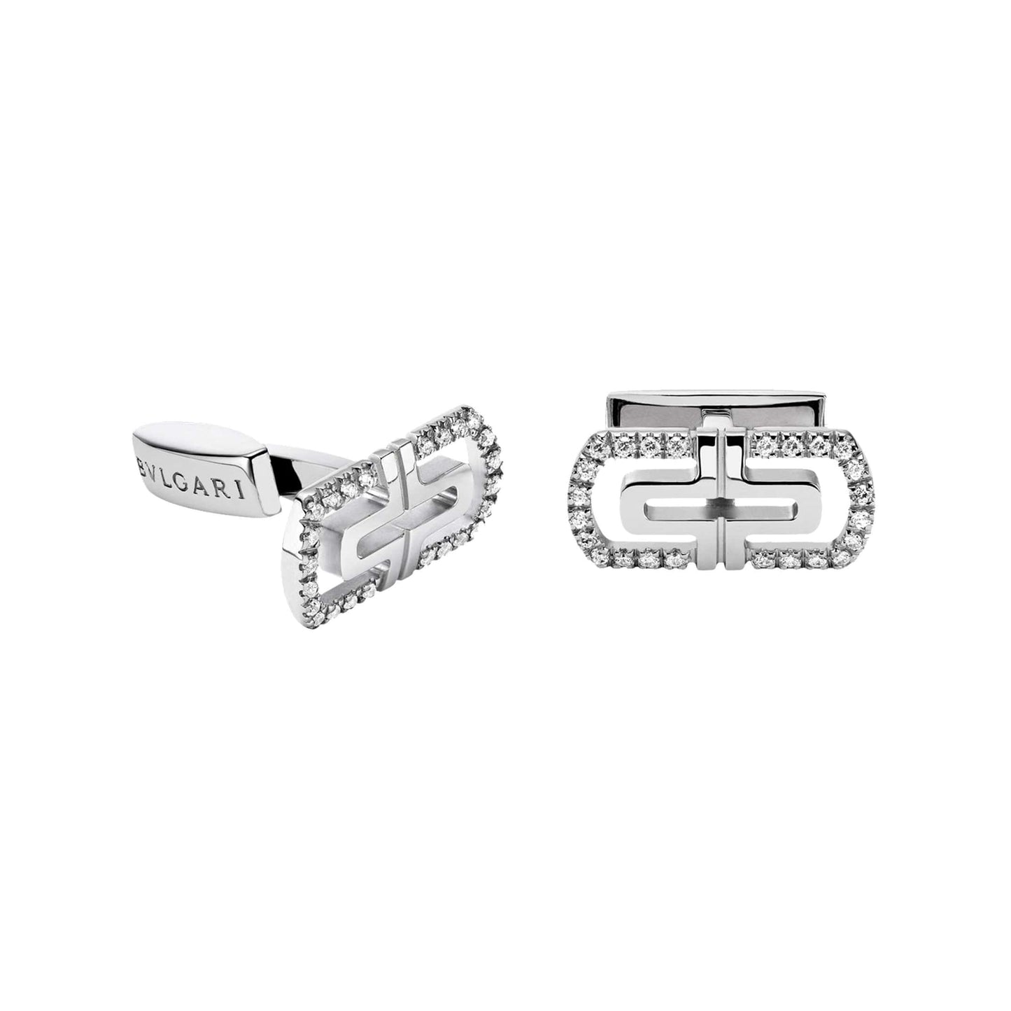 BGL-345123 GM855280 half diamond center cufflinks