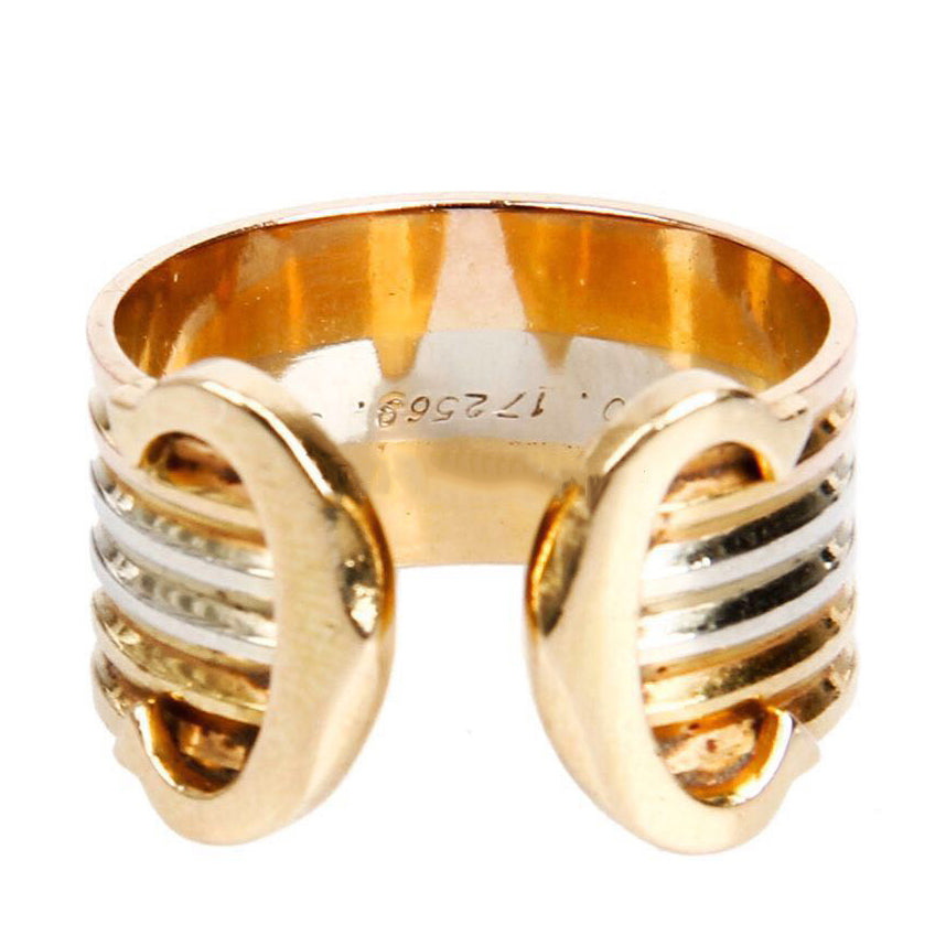 KDY-A2942026-GC three-color gold ring